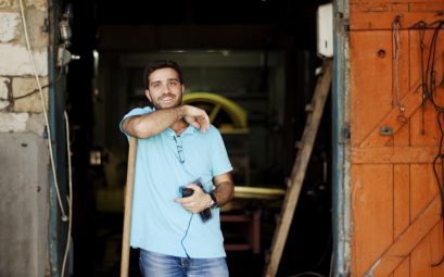 Faouzi Issa, vinmakeren på Domaine des Tourelles.